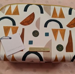 Tartan + Twine duo zipper clutch